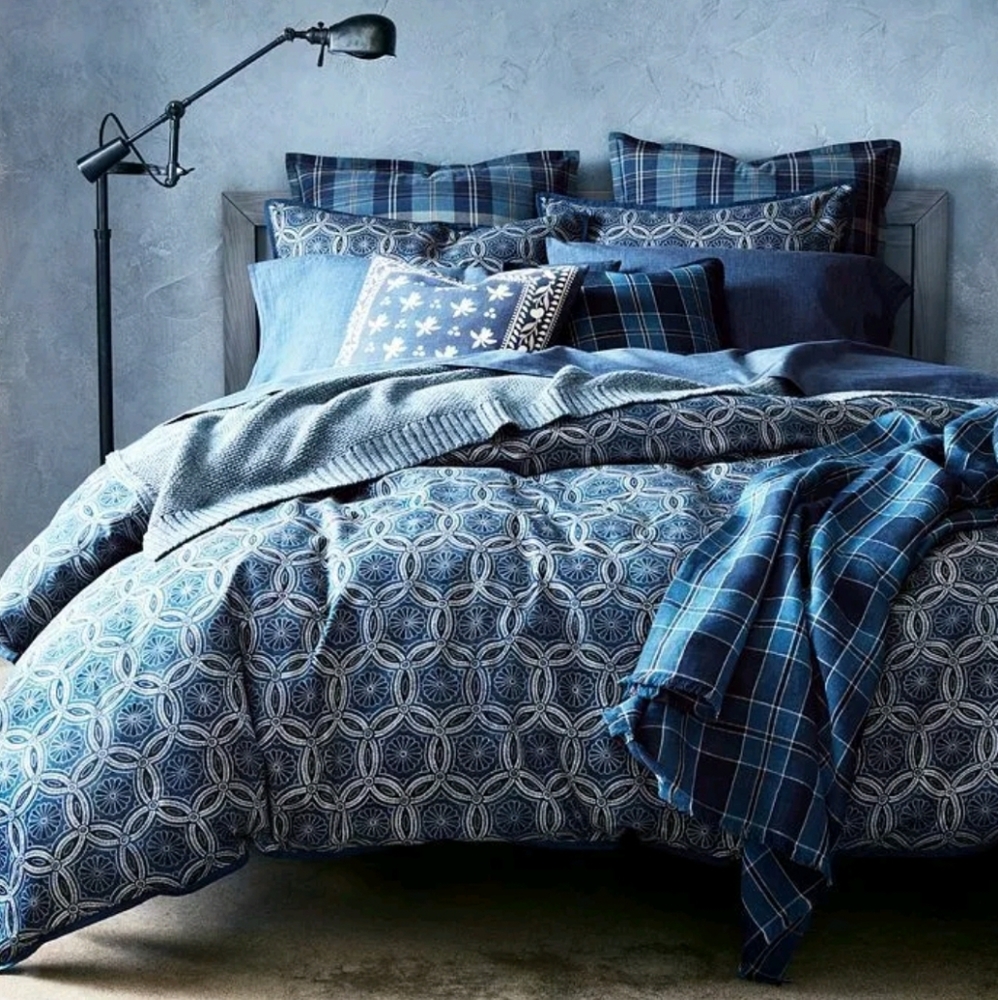 Ralph Lauren Artisan Loft, KING Duvet, Cover 4 shams MSRP $980